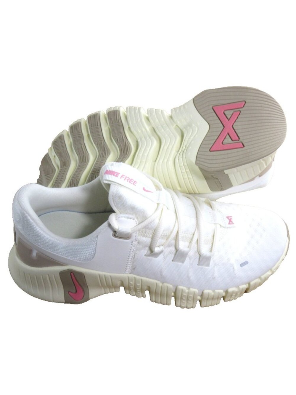 Women's Nike Free Metcon 5 Running Training Shoes Sail Coconut Milk Size 7 NEW - Picture 2 of 7